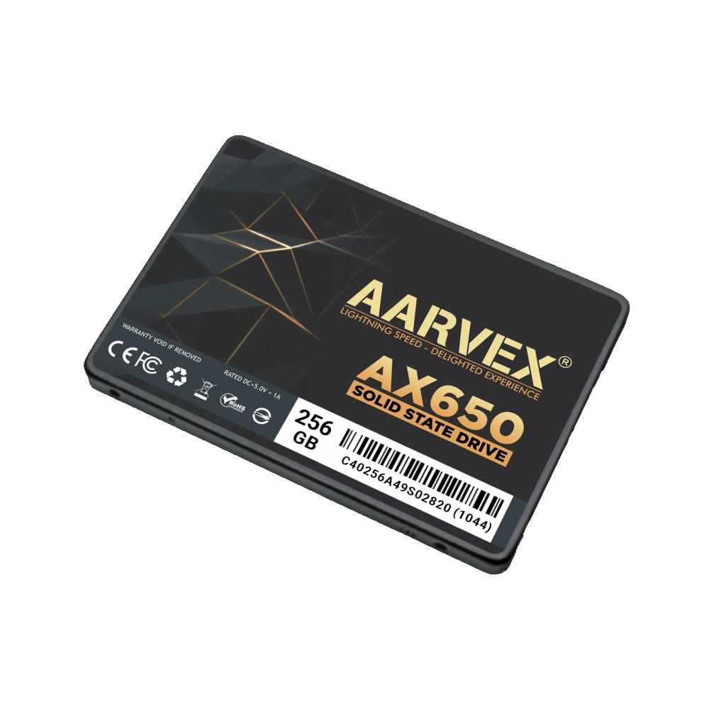 Aarvex Internal SSD 256GB SATA (AX650) view 3